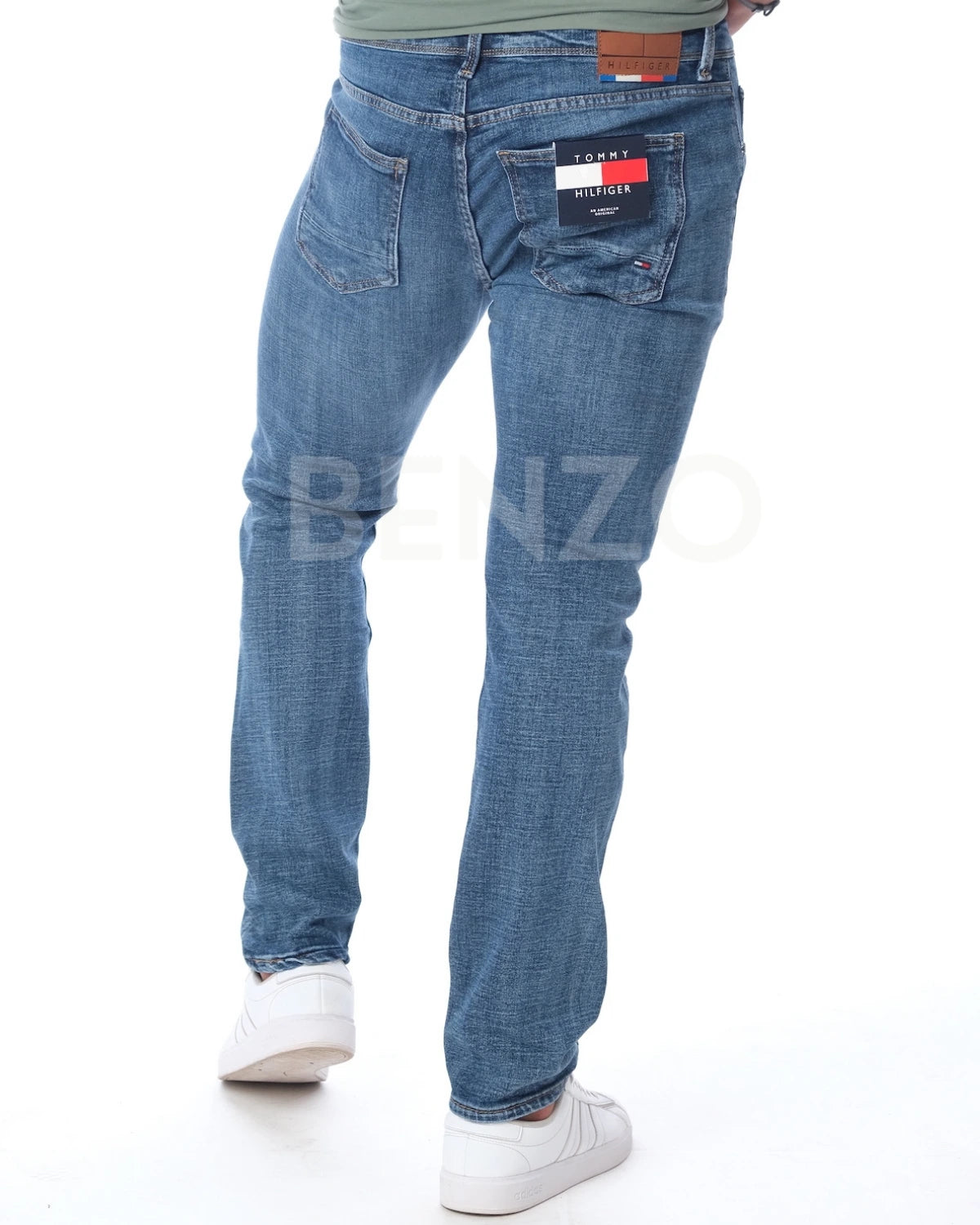 TM - Jean Homme Slim Fit Bleu Délavé Classique
