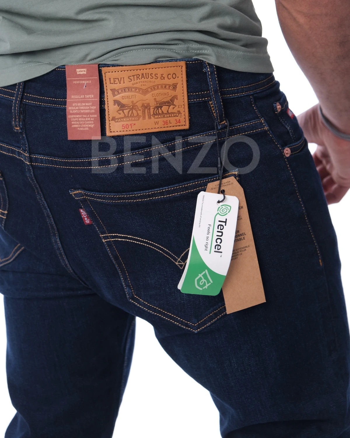 LVS Jeans Homme Slim Fit Blue Nuit