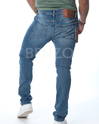 LVS - Jeans Homme Slim Fit  Bleu Vintage