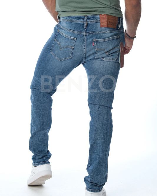 LVS - Jeans Homme Slim Fit  Bleu Vintage