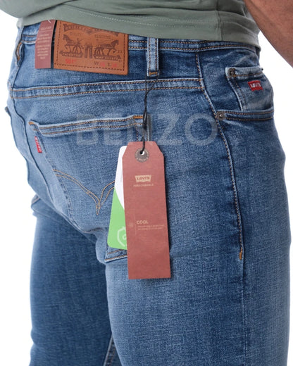 LVS - Jeans Homme Slim Fit  Bleu Vintage