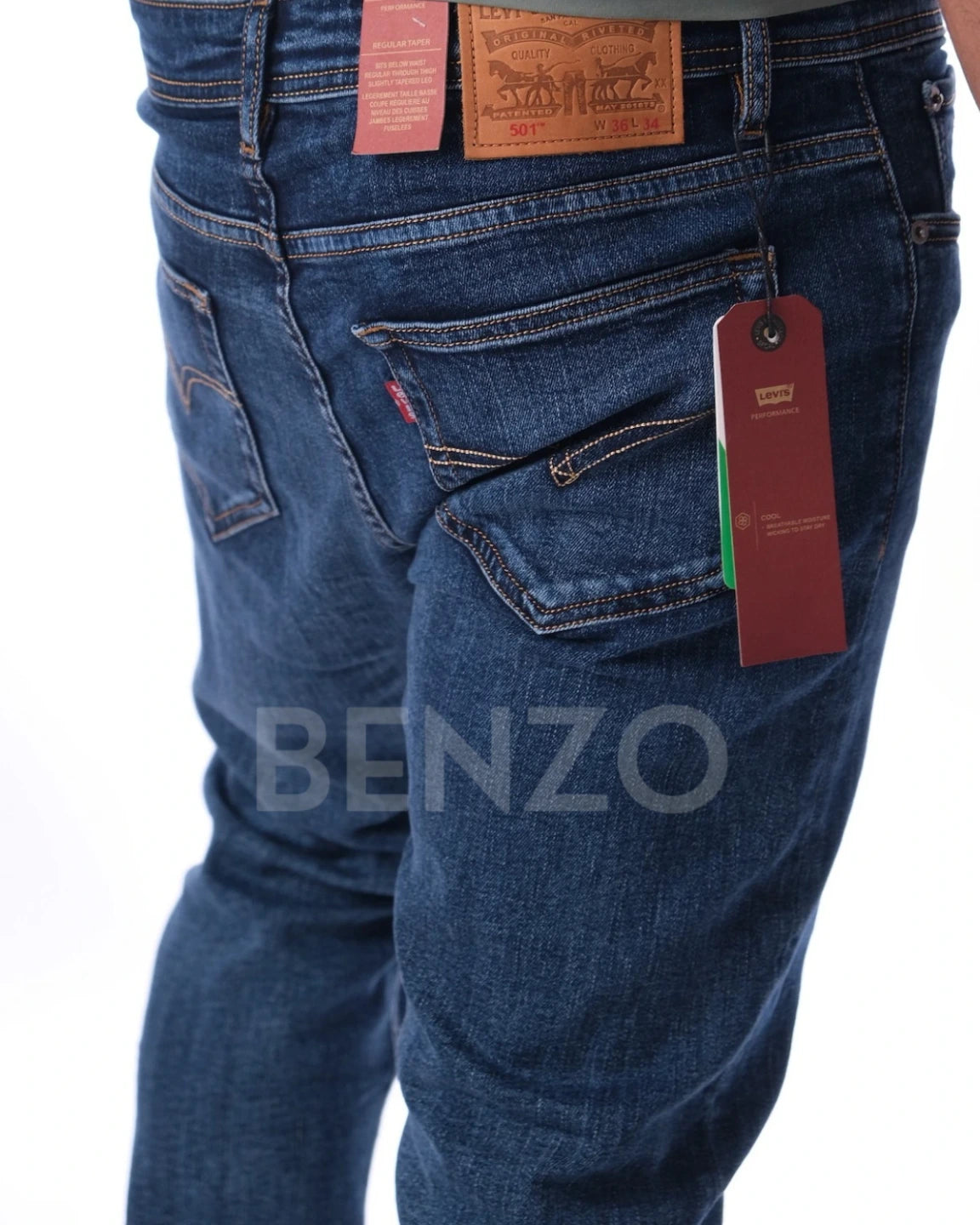 LVS Jeans Homme Blue Classique Slim Fit