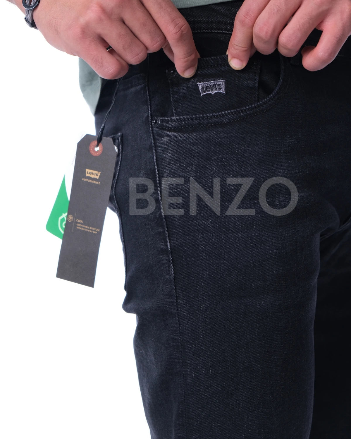 LVS Jeans Homme Slim Fit Noir